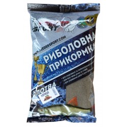 Прикормка рыбацкая, Feeder Sport Плотва, 1кг, вкус Корица, цвет черный